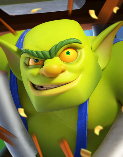 Goblin Cage troop — Clash Royale Merge Tactics