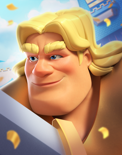 Golden Knight troop — Clash Royale Merge Tactics