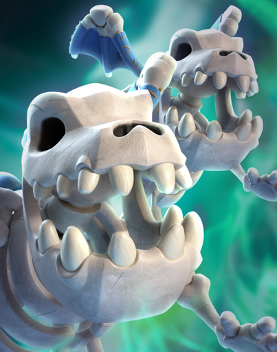 Skeleton Dragons troop — Clash Royale Merge Tactics