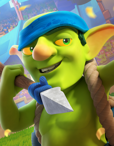 Spear Goblins troop — Clash Royale Merge Tactics