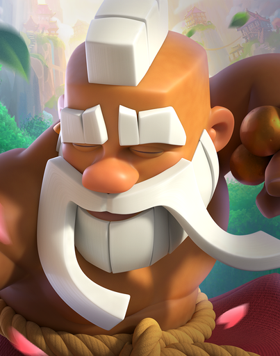 Monk troop — Clash Royale Merge Tactics