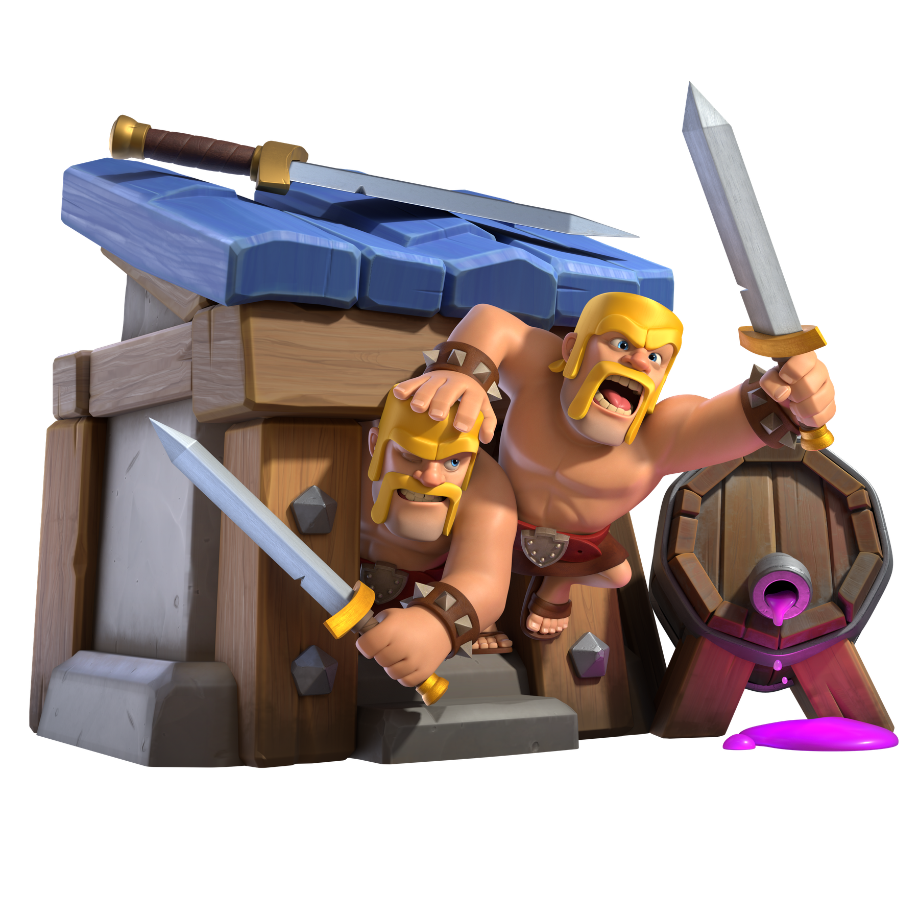 Barbarian Hut card — Clash Royale