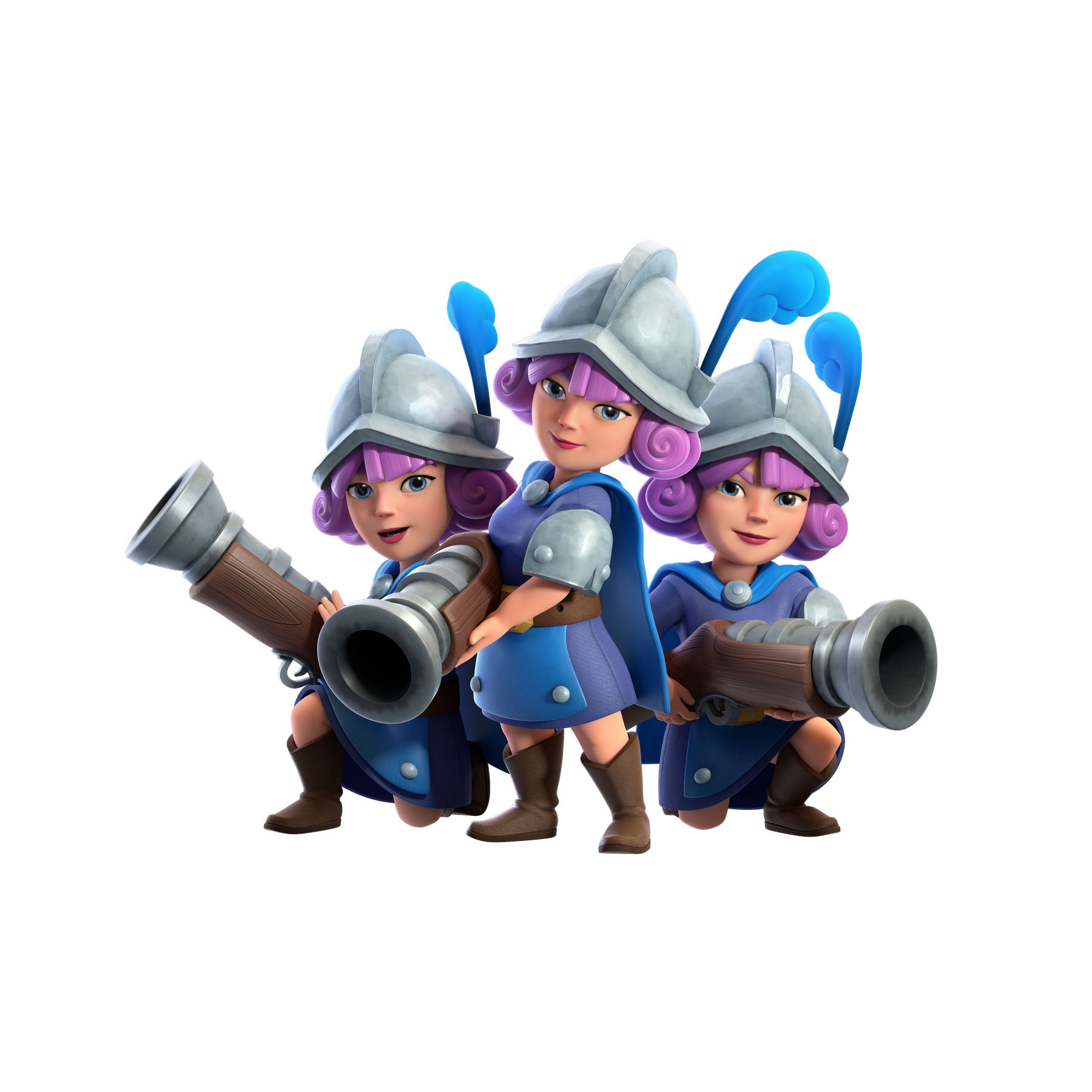 Three Musketeers card — Clash Royale